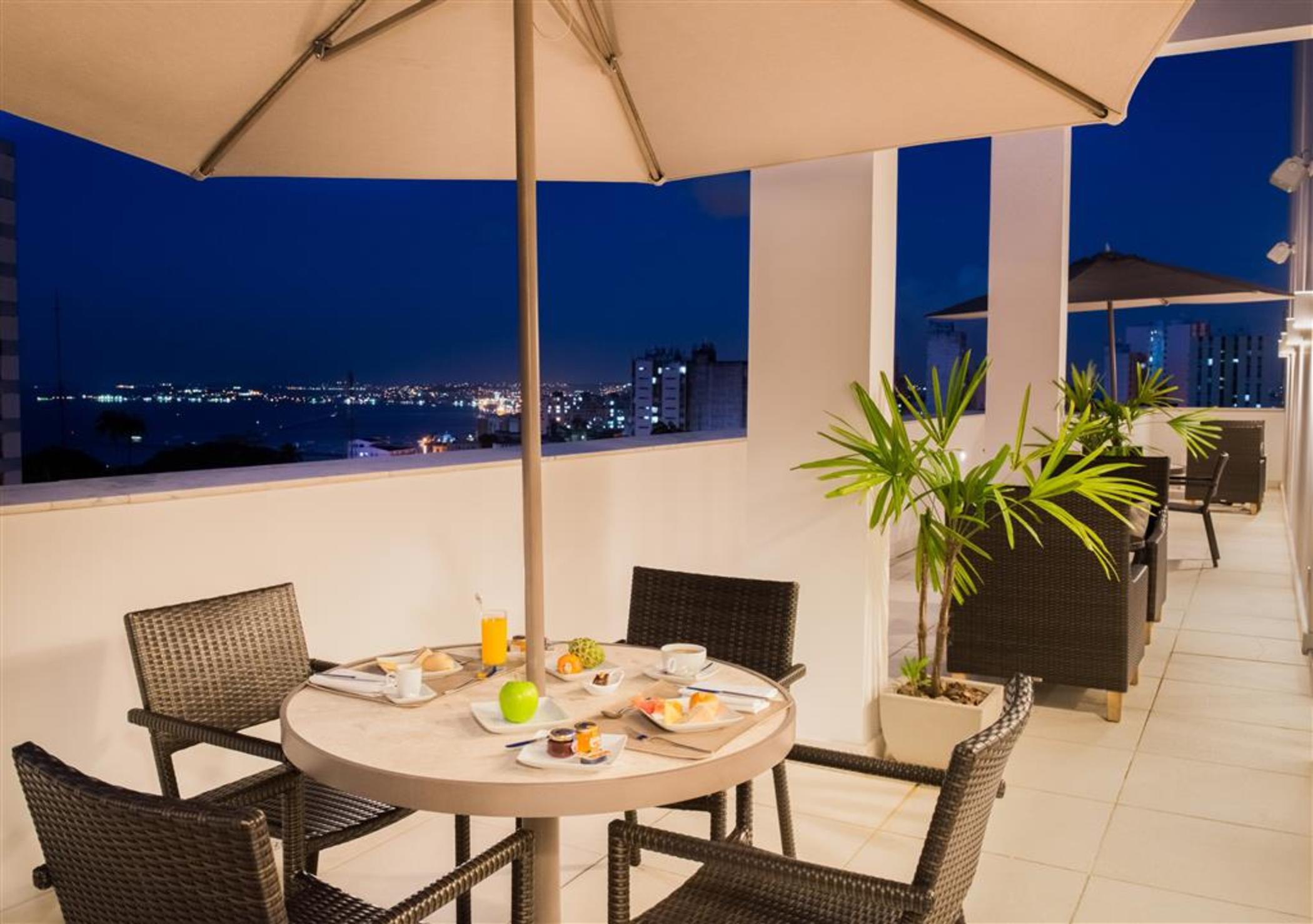 Wish Hotel Da Bahia Salvador da Bahia Dış mekan fotoğraf Sky Bar