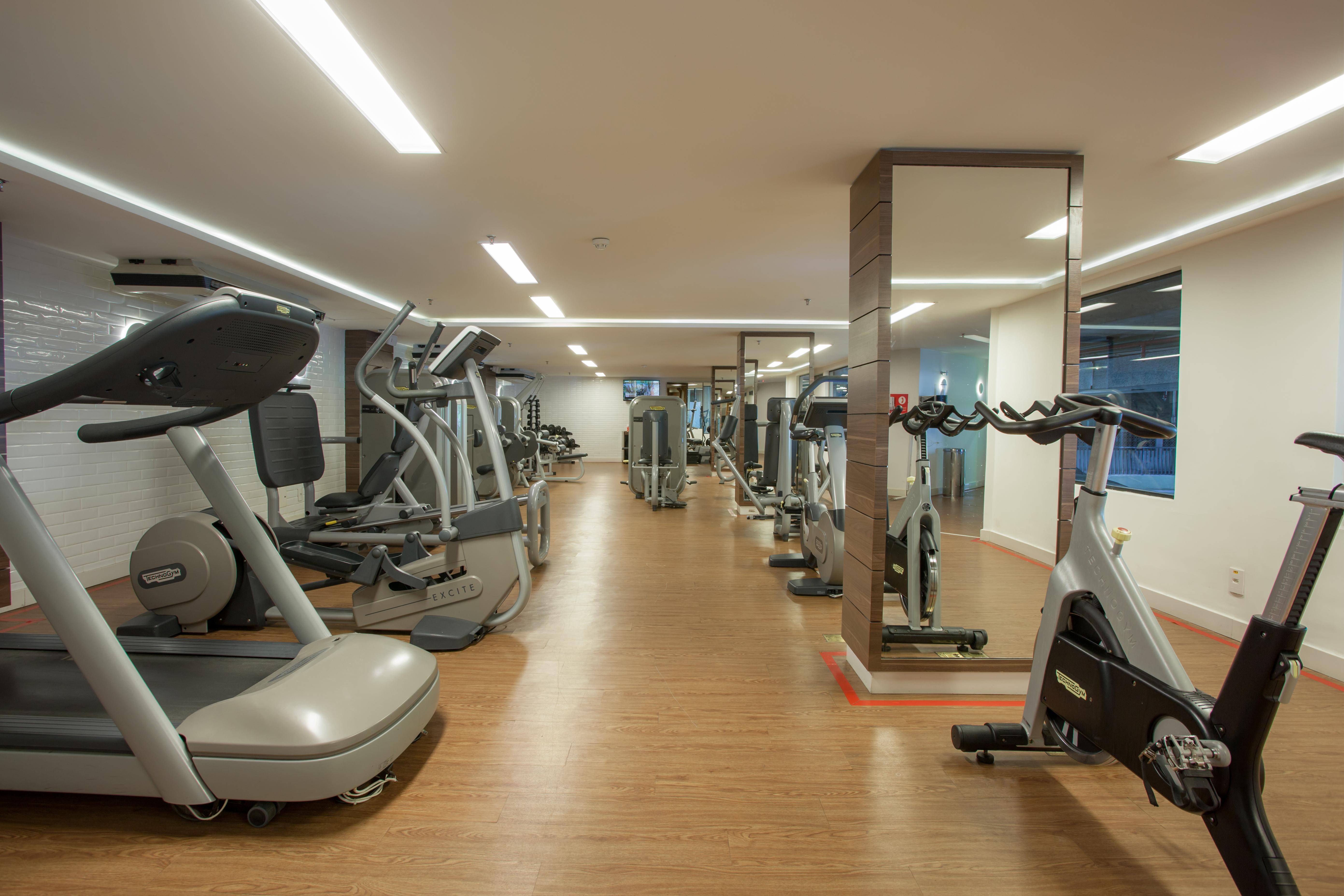 Wish Hotel Da Bahia Salvador da Bahia Dış mekan fotoğraf The gym at the hotel